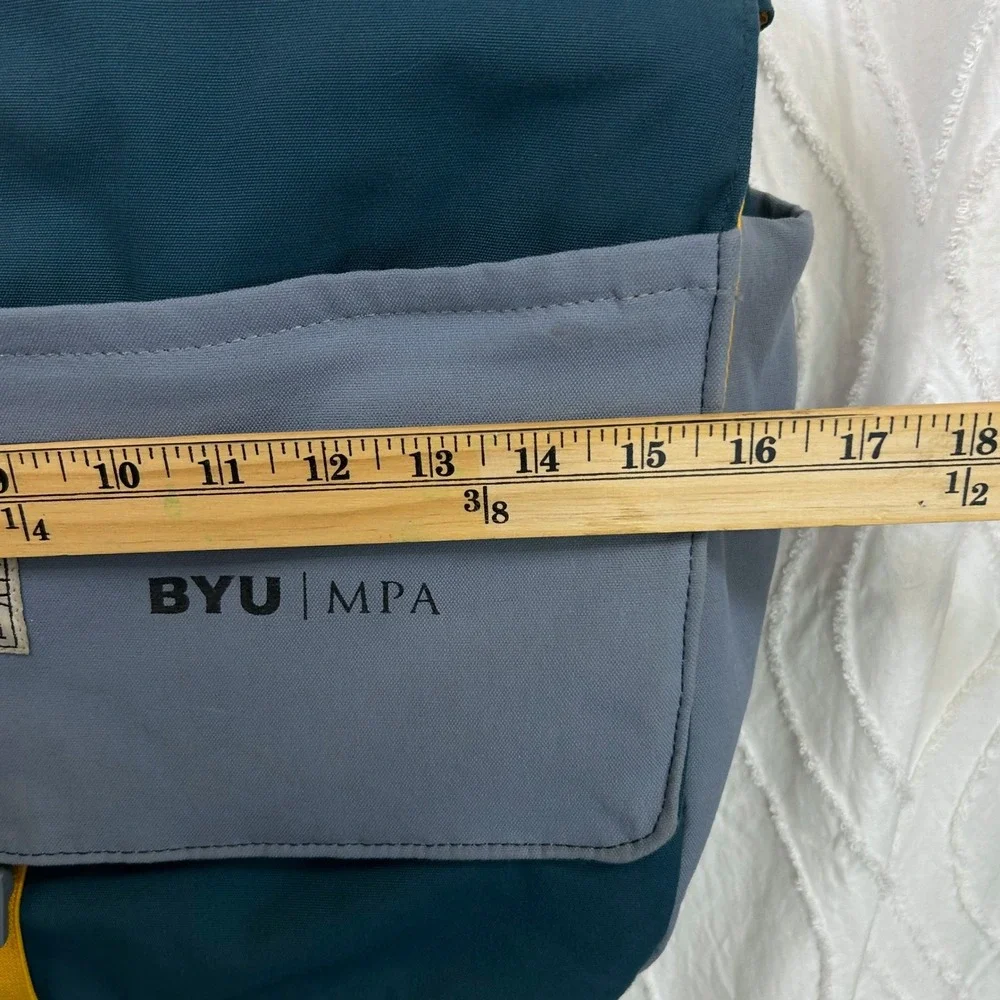 Cotopaxi Messenger Bag BYU MPA Brigham Young University Laptop Shoulder Teal